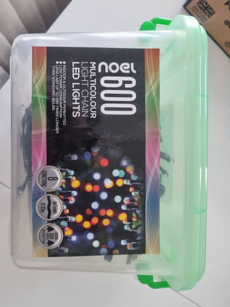 NOEL Indoor/Outdoor Christmas Lights x 600