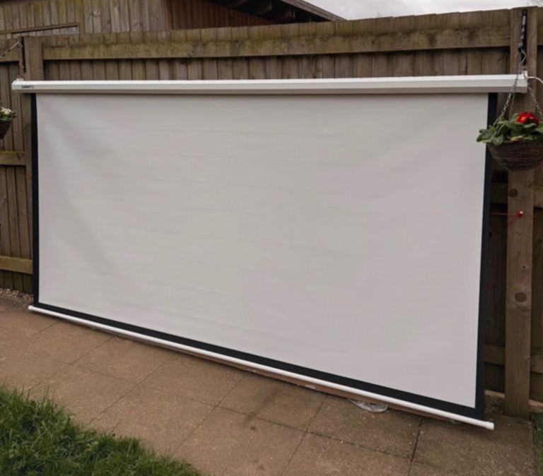 Darmito 120 16:9 Dual-Plug Electric Motorised Projector Screen, Ultra HD 3D 4K 8K