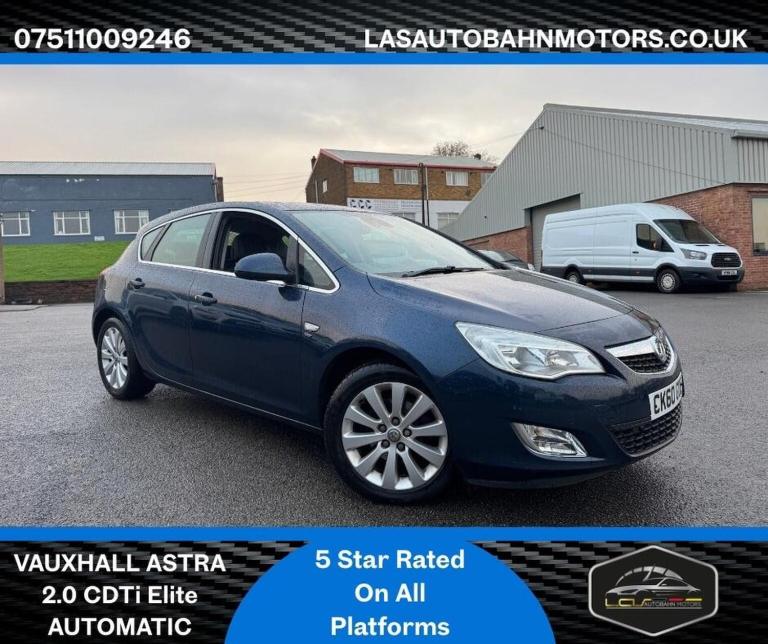 VAUXHALL ASTRA 2.0 CDTi Elite Auto Euro 5 5dr 2010