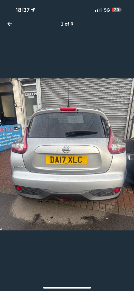 Nissan, JUKE, Hatchback, 2017, Other, 1598 (cc), 5 doors