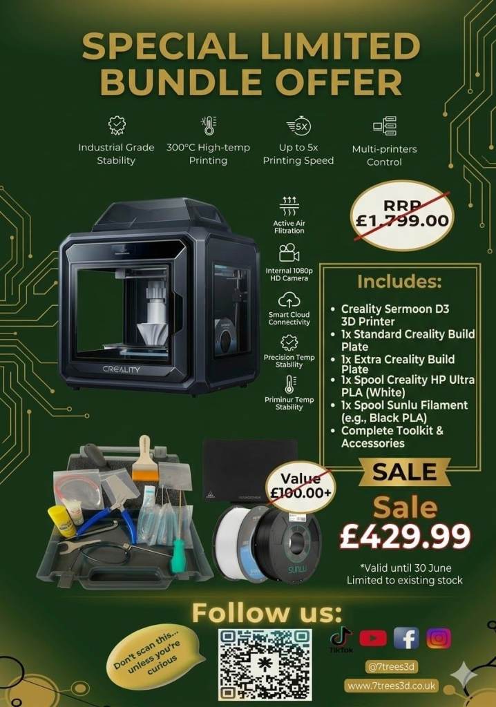 PRO-LEVEL 3D PRINTING FOR YOUR HOME: Creality Sermoon D3 Deal! 🔥
