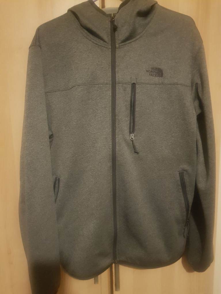 Mens grey north face hoody 