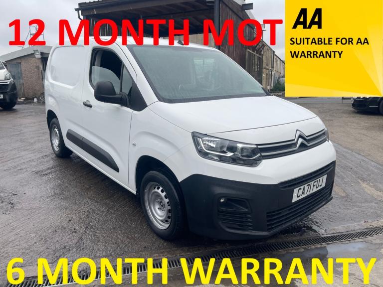 2021 Citroen Berlingo 1.5 BlueHDi 650Kg Enterprise Pro 75ps PANEL VAN Diesel Manual