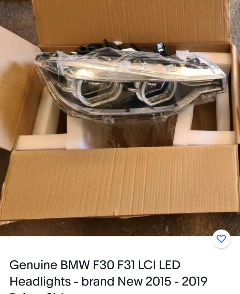 Genuine Bmw f30 LED headlights 