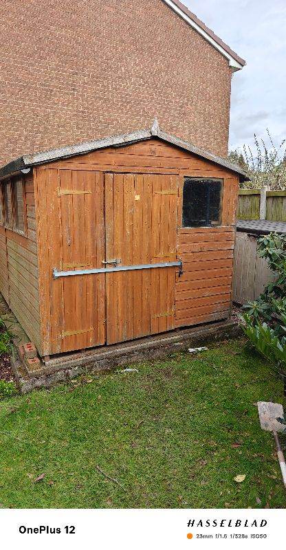 Heavy duty hobby shed 