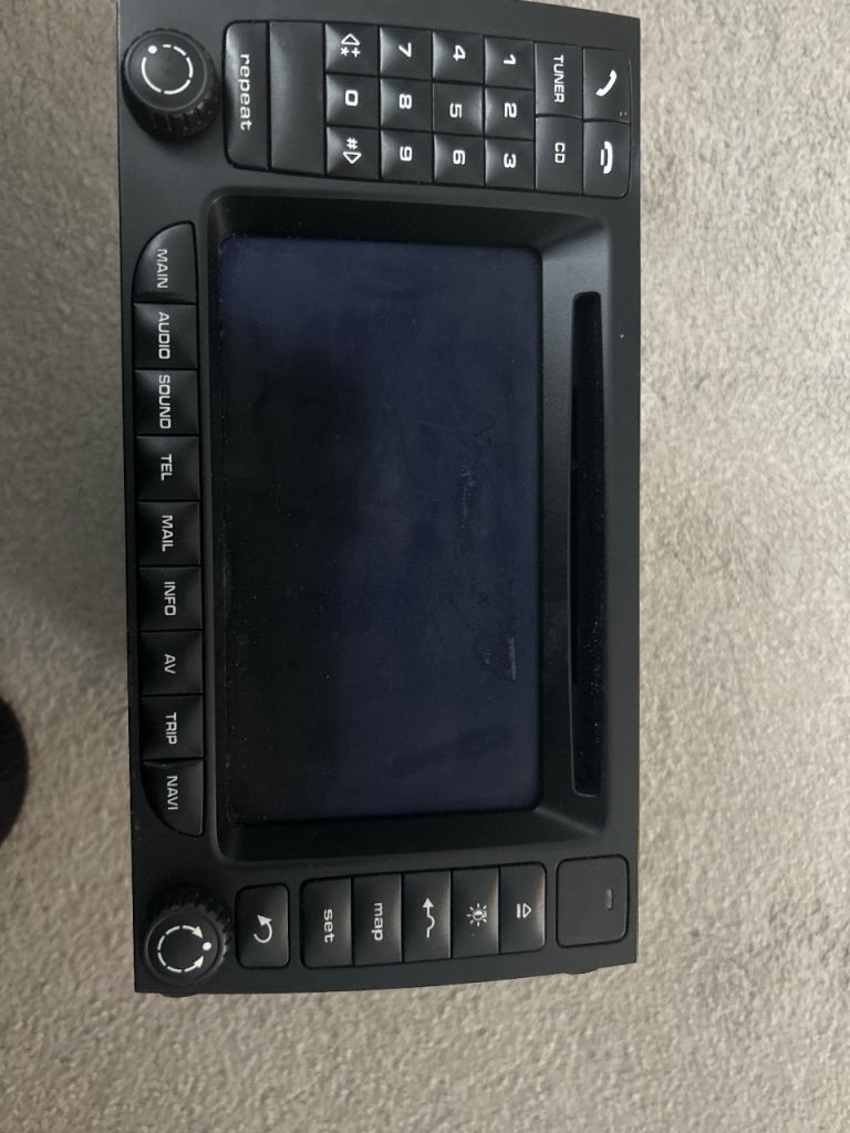 Porsche cayenne satnavigation system 