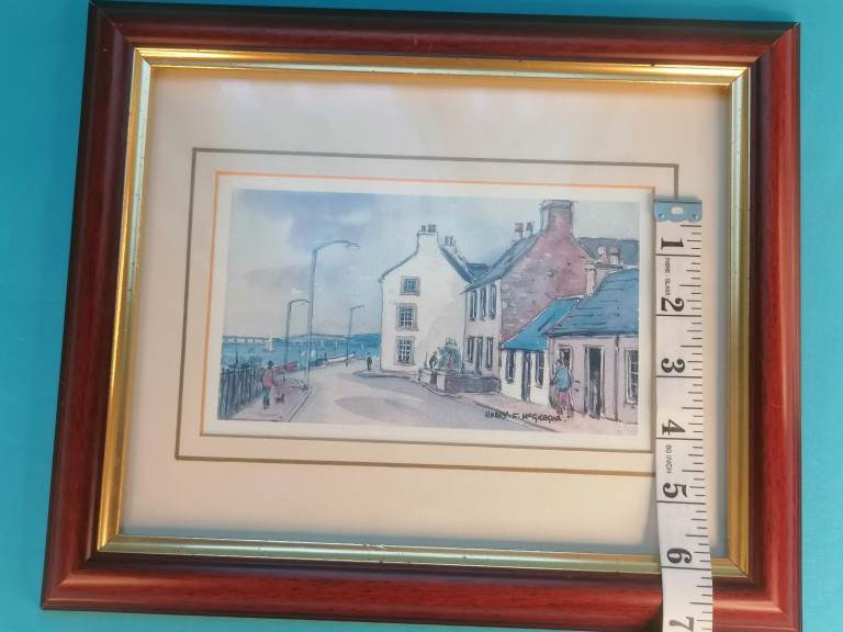 Harry F McGregor Print Fisher Street Broughty Ferry Evening Light Beach Crescent.