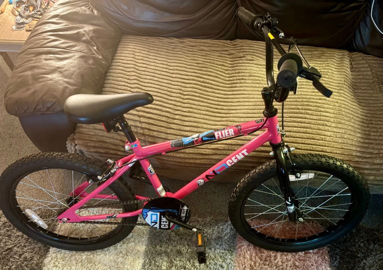 Children’s pink bmx bike with 20inch wheels