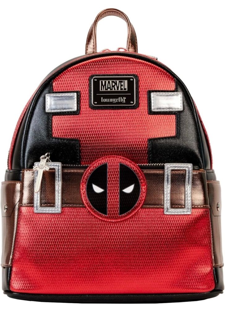 Loungefly Marvel Deadpool Mini Backpack and Wallet Set - NEW