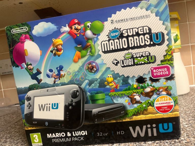Wii U in box no games