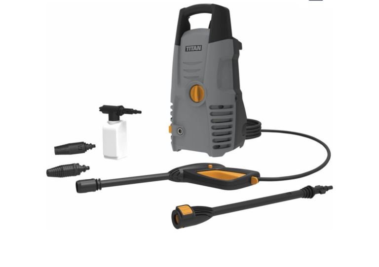 Titan jet wash snow foam attachments and lance