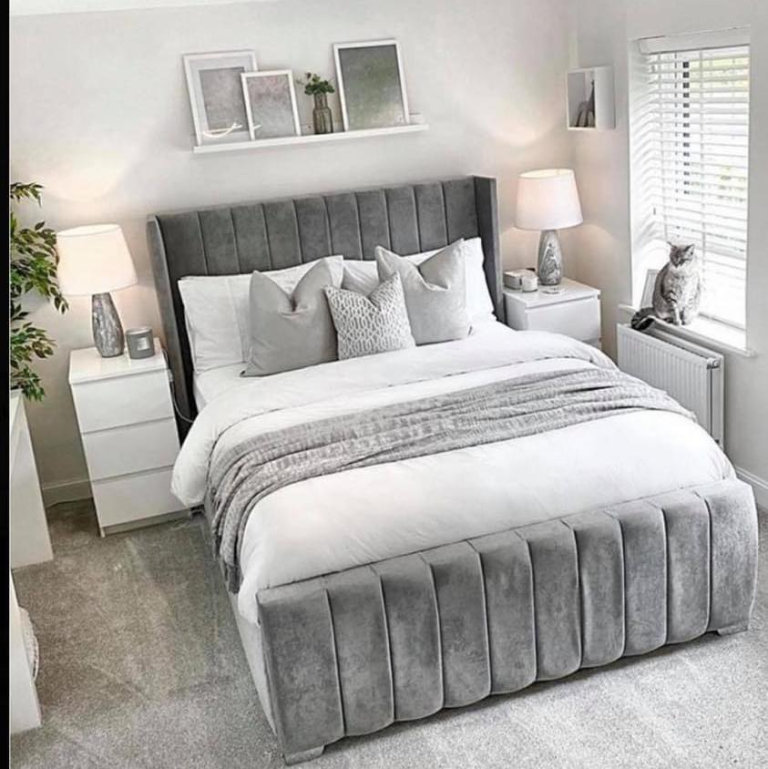 A Selection Of Luxury Double Bed Frames With Memory Mattress Included Available Asap