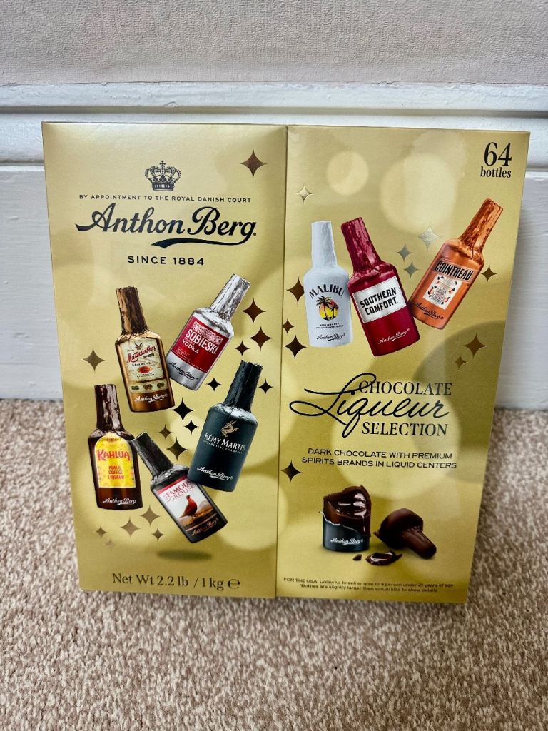 Anthon Berg Chocolate Liqueur Selection 1kg – New & Unopened
