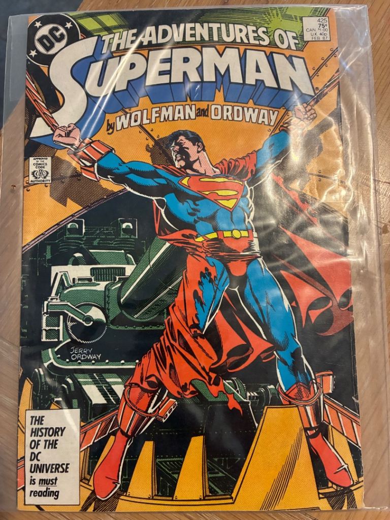 DC Comics The Adventures of Superman Comic Book – Good Condition
