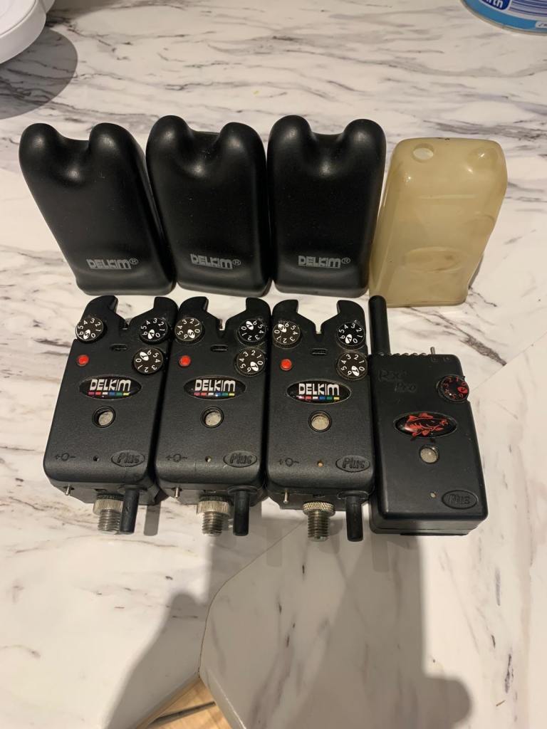 Delkim Txi Plus Bite Alarms and RX Pro Receiver