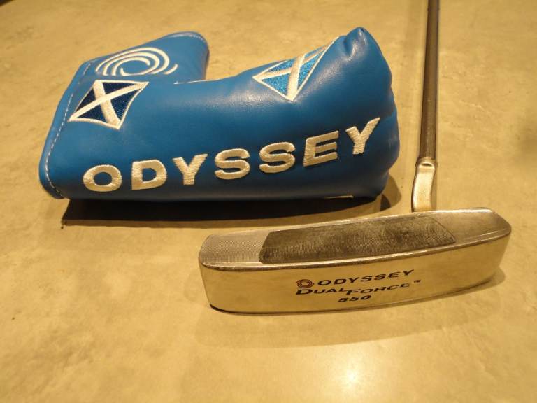 Various odyssey golf putters, various prices, see pictures all right handed