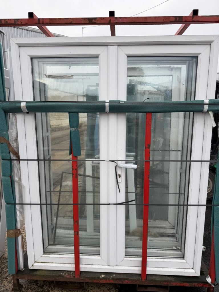 PVC FRENCH DOORS 3x SETS WHITE 