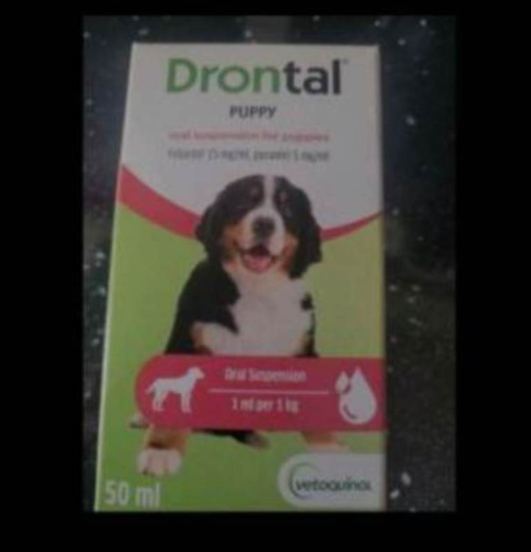 Drontol puppy wormer 