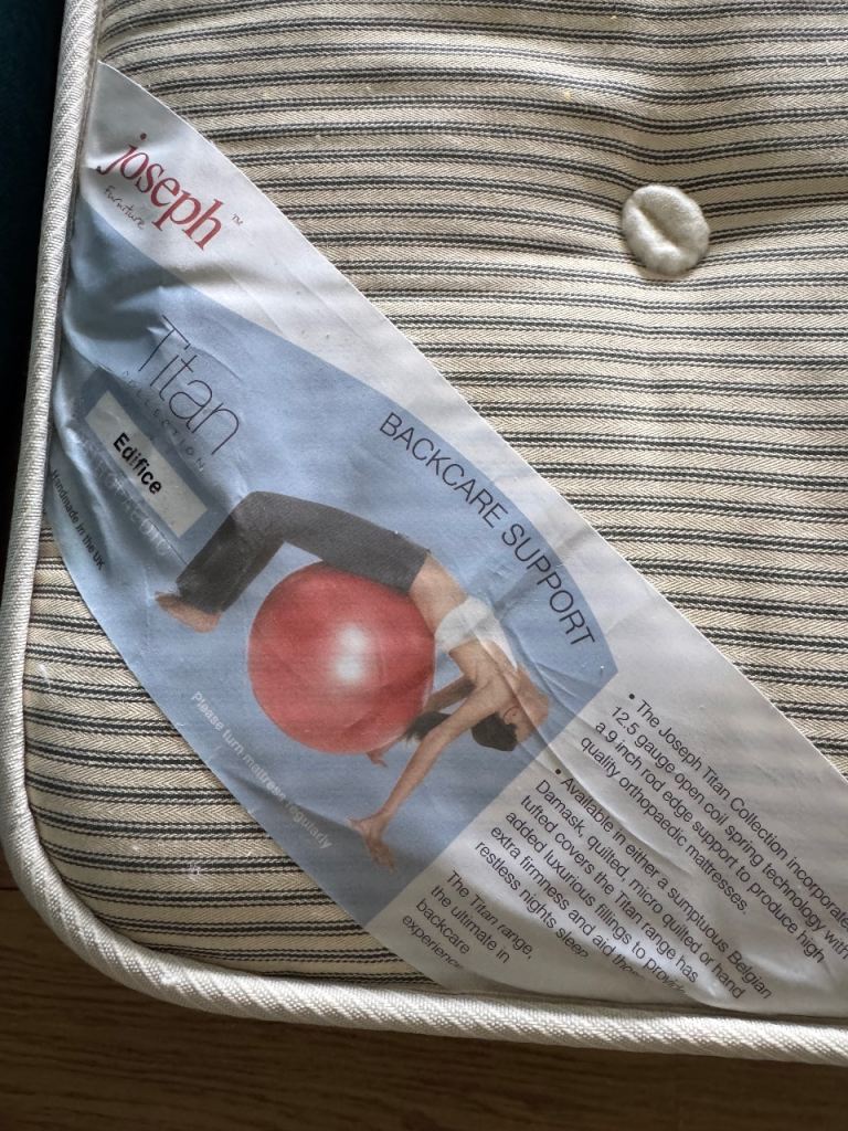 Joseph warehouse single mattress