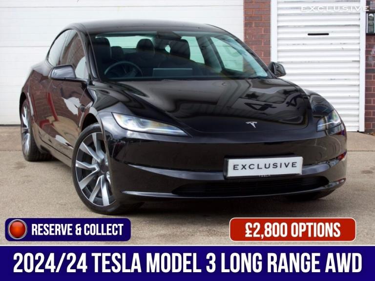 2024 Tesla Model 3 Long Range AWD 4dr Auto SALOON Electric Automatic
