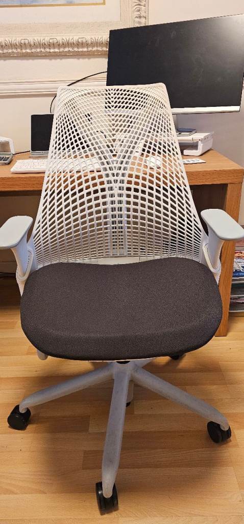 Herman Miller Sayl Office Chair - Grey/White, Good Condition
