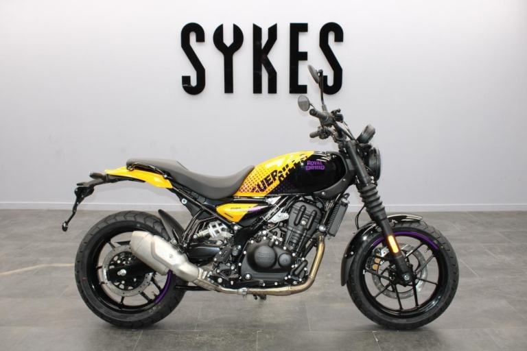 Brand New Royal Enfield Guerrilla 450 in Yellow Ribbon