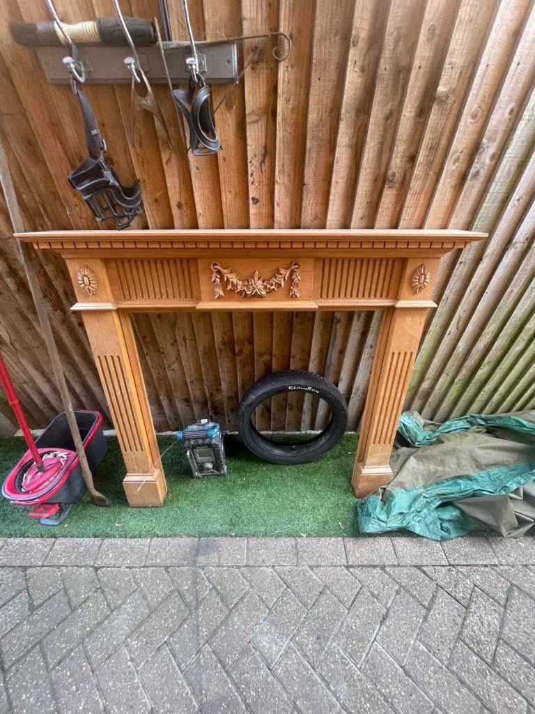 Wood fireplace 