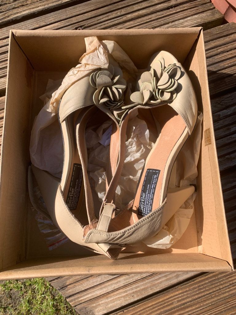 Ladies ‘Bertie’ by Dune Shoes in Taupe Size 39