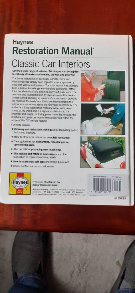 Classic Car Interior restoration