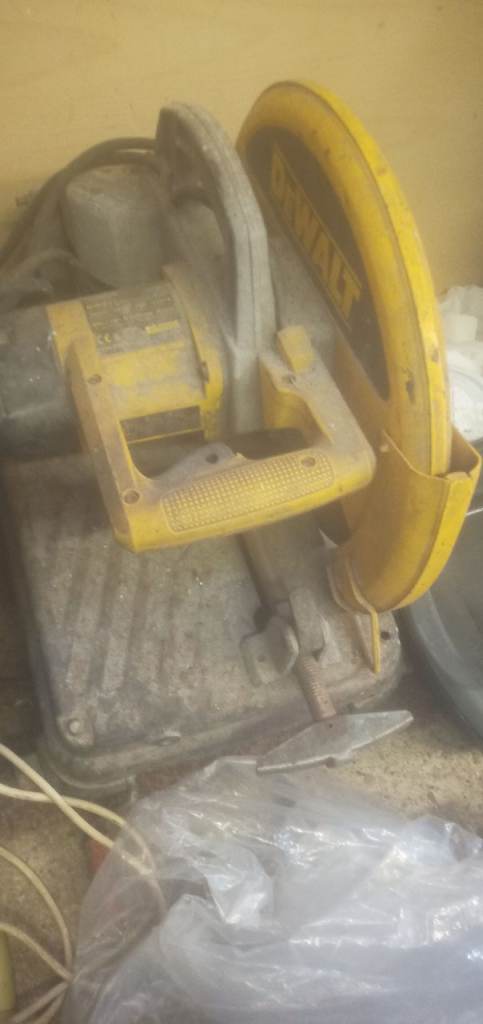DeWalt steel chop saw