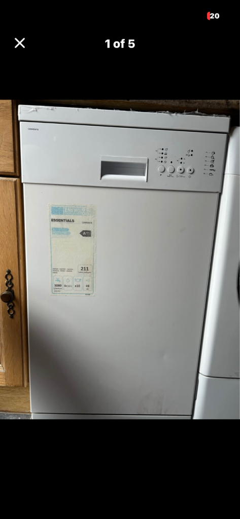 Essentials CDW45W18 Dishwasher used
