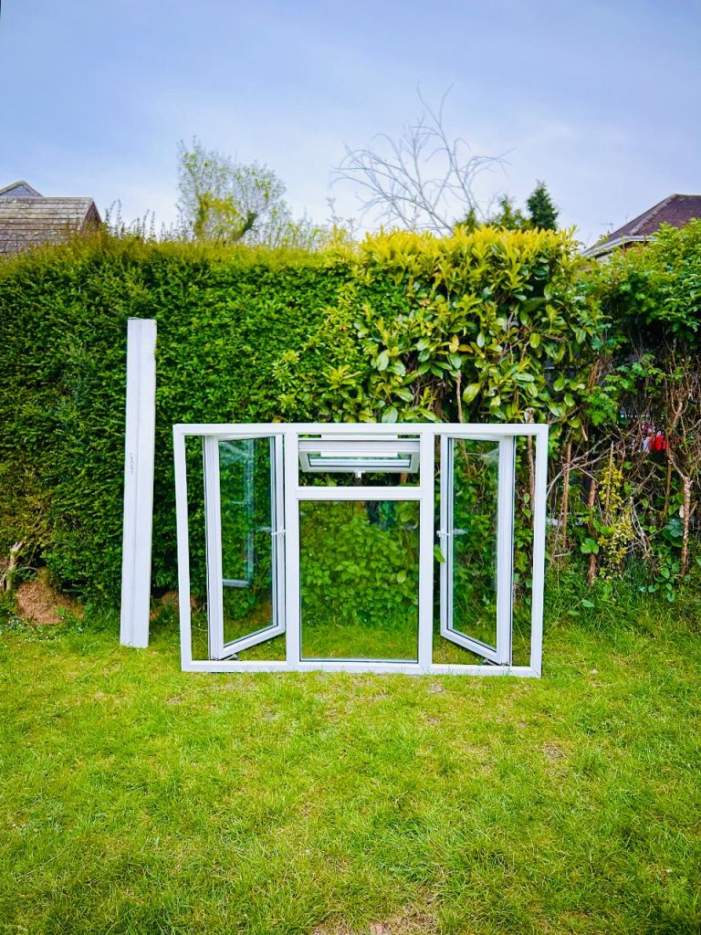 UPVC Window (190cm x 132cm) Double Glazed External Window