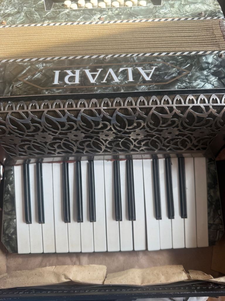 Alvari Accordion – Grey, Good Condition