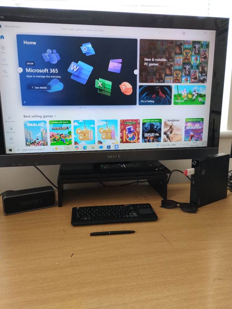 Lenovo Mini PC 8GB RAM, i5, 128GB SSD WINDOWS 11, MICROSOFT OFFICE. MINI PC