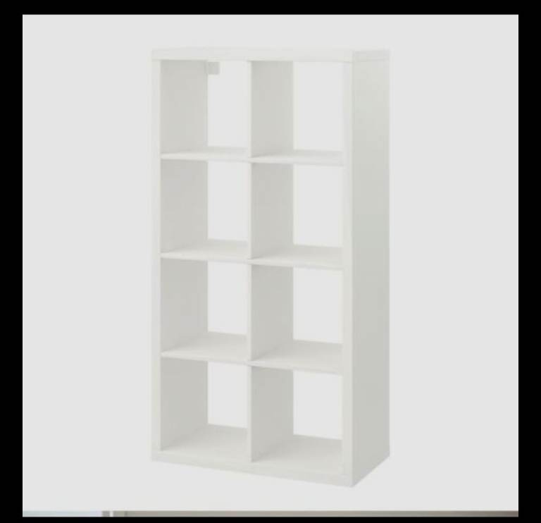 White Cube Storage Unit / Bookcase - Excellent Condition