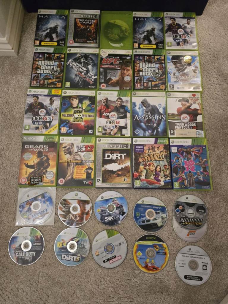 Xbox 360 Games Bundle - 30 Games