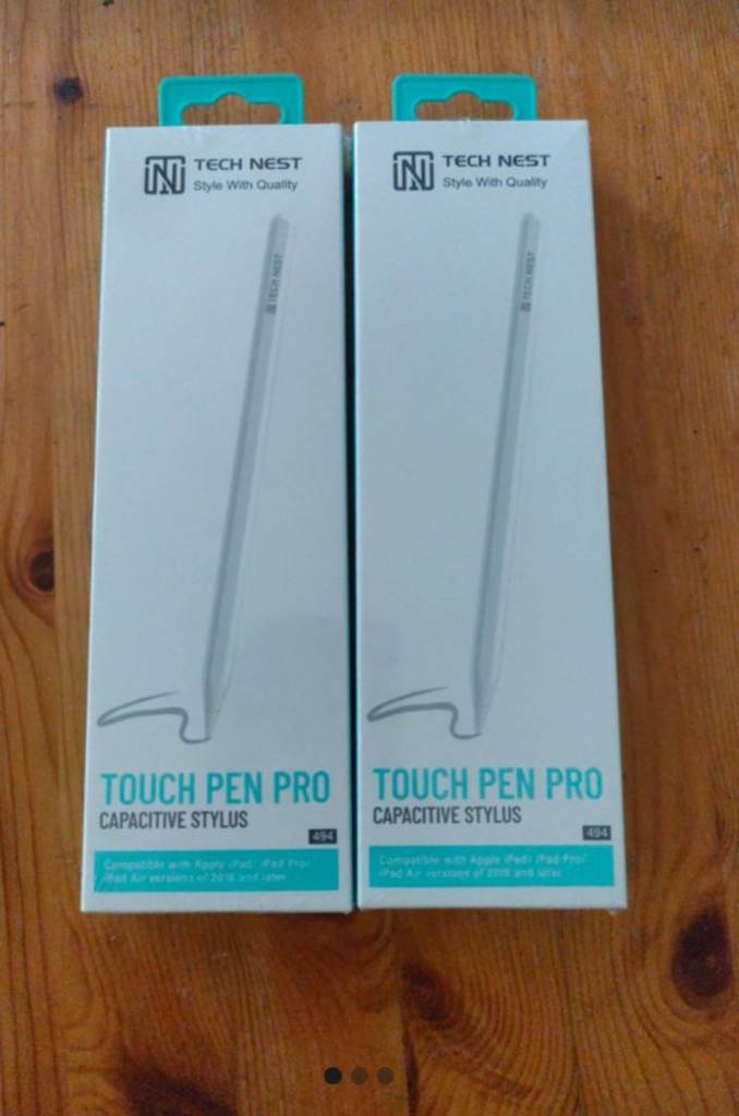 Tech Nest Touch Pen Pro | iPad Stylus (2018+ Models) - BOGO!