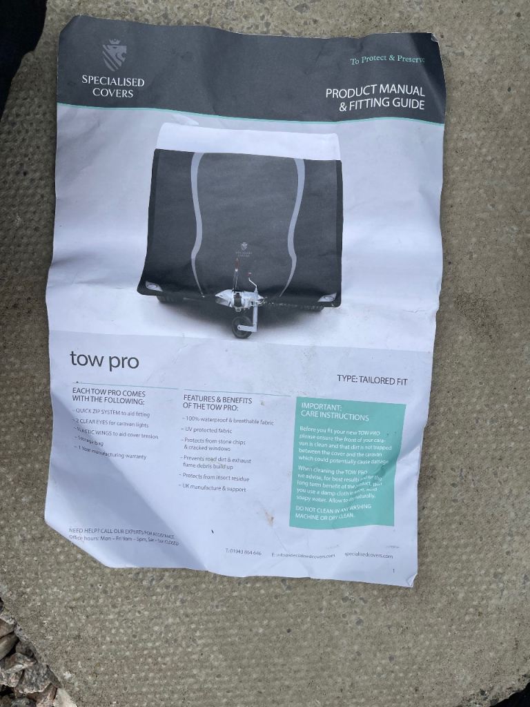 Caravan specialist cover 