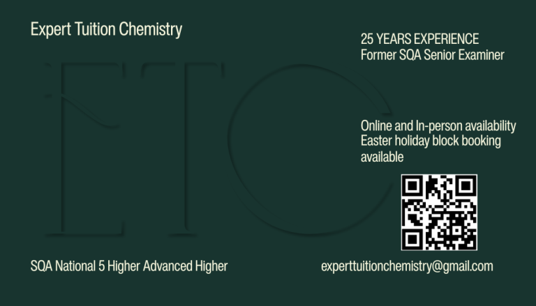 Expert Tuition in Chemistry