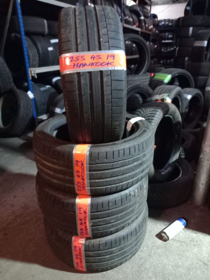 255 45 19 Hankook only Matching set £200 fitted and balance open 7 days a week