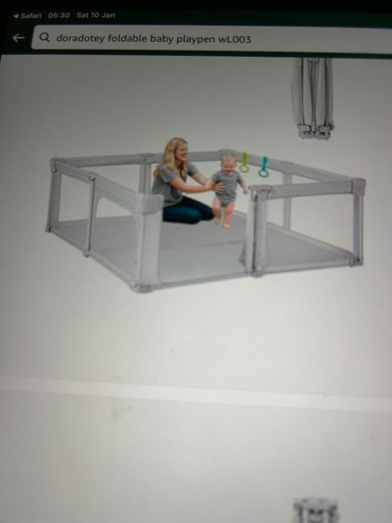 Large Baby play pen with instructions 