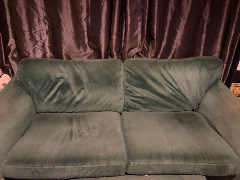 Green sofa 