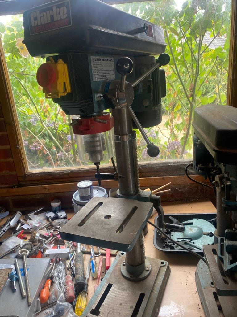 Clarke bench pillar drill