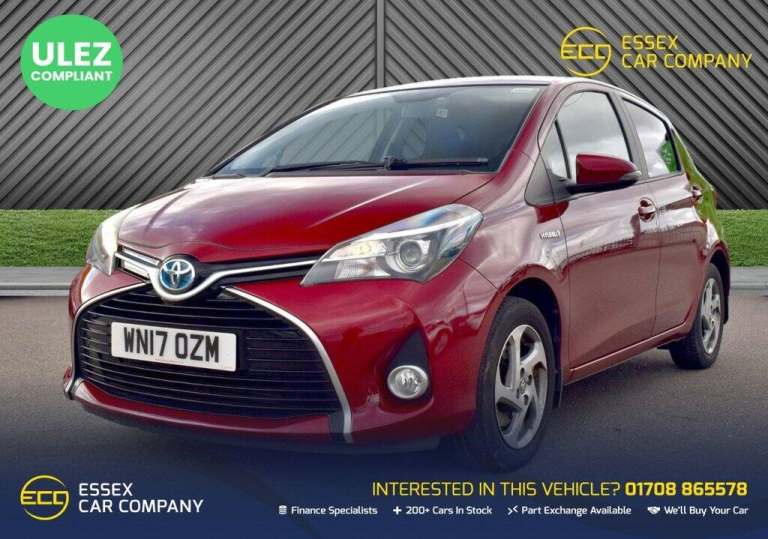 2017 Toyota Yaris 1.5 Hybrid Icon 5dr CVT HATCHBACK PETROL/ELECTRIC Automatic