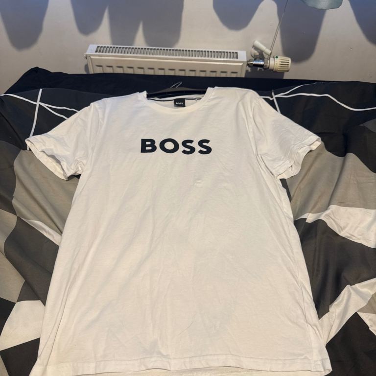 BOSS White T-Shirt – Good Condition