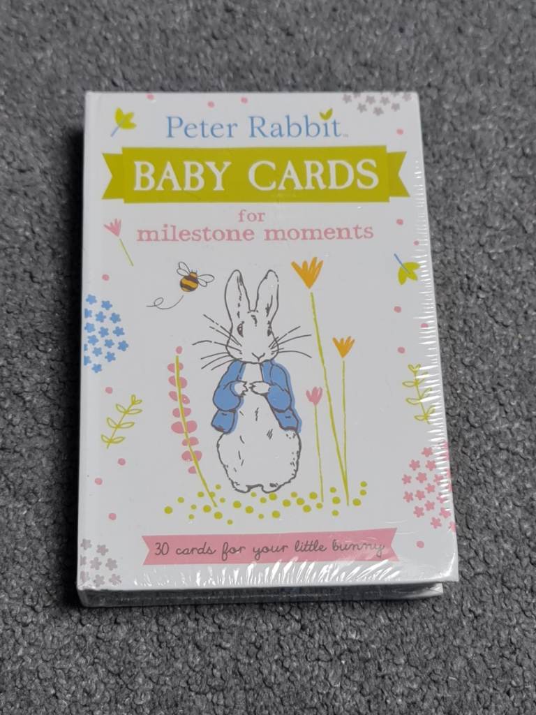Peter Rabbit Baby Milestone Cards
