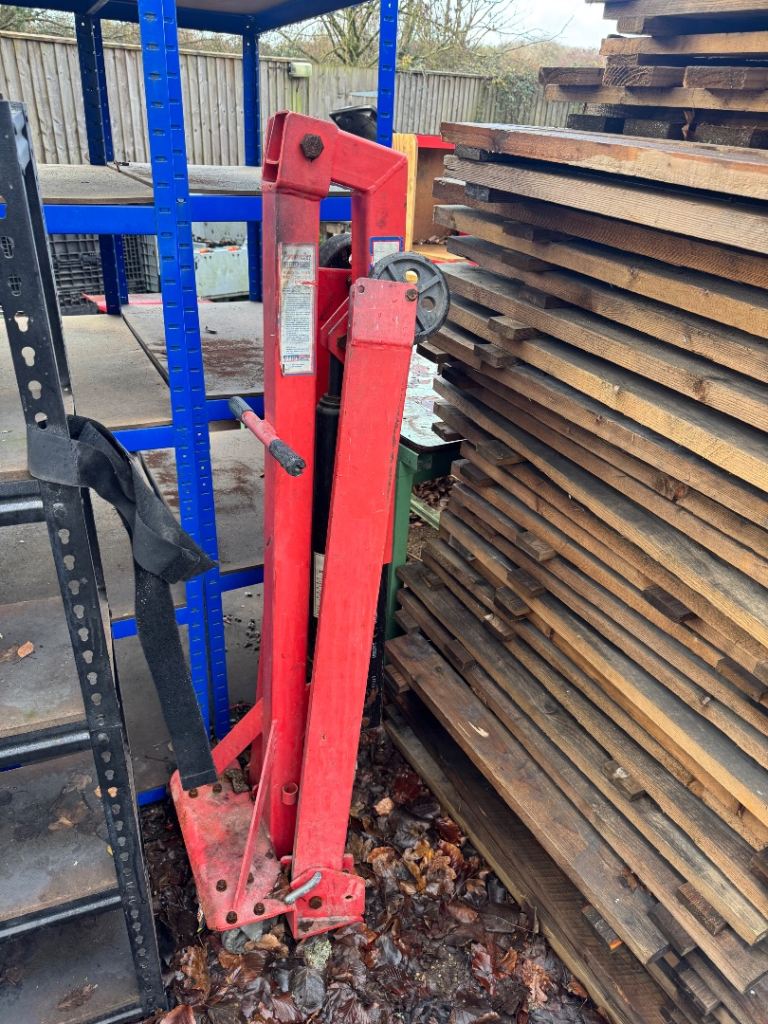 image for Sealey power hoist 2m reach folding engine hoist crane lift