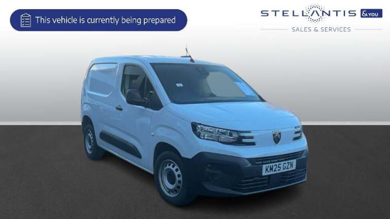 2025 Peugeot Partner 1.5 BlueHDi 100 Professional Van PANEL VAN DIESEL Manual