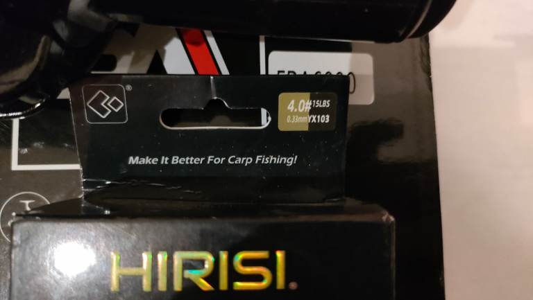 9ft carp rod 2.75 tc and V5 reel fra6000 with 15lb line brand new