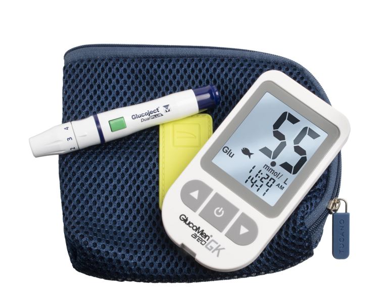 Glucofix Tech GK Blood Glucose Monitor Kit - New
